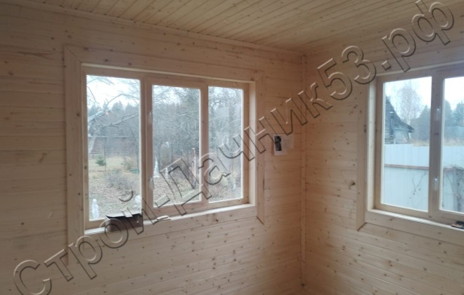 4 Каркасно-щитовой дом Д-25, 6х7м, 42М², Московская область, Можайский район, деревня Никольское (2)